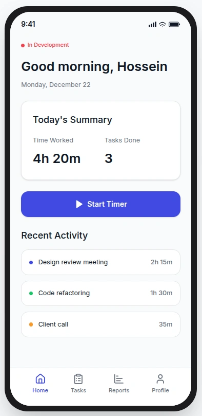 Personal Project / Prototype screenshot 1